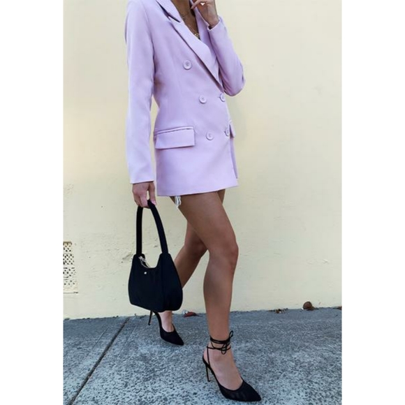 Lioness Jackets & Blazers - LIONESS DON LILAC BLAZER